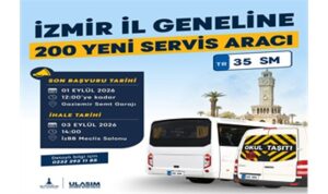 Büyükşehir’den İzmir’e 400 yeni servis aracı plakası