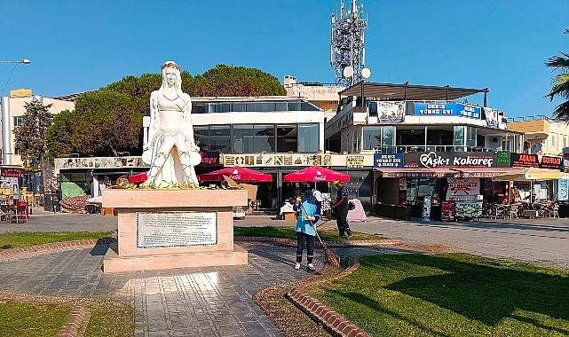 Didim Belediyesi Yeşil Alanlarda Bakım ve Düzenleme Çalışmalarını Sürdürüyor