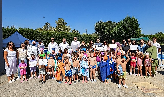 Osmangazi’de Yüzme Eğitimi Sertifikayla Taçlandı