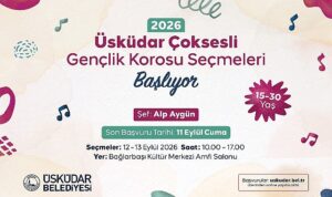 Üsküdar Belediyesi Çok Sesli Gençlik Korosu Yeni Seslerini Arıyor