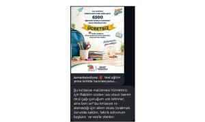 Vatandaşların ücretsiz kırtasiye memnuniyeti