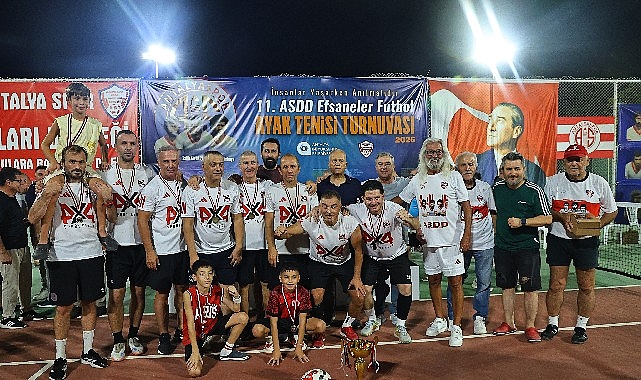 11. ASDD Efsaneler Futbol Ayak Tenisi Turnuvası sona erdi