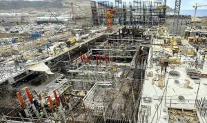Akkuyu NGS’nin 4. güç ünitesinde makine dairesi binası plakasının beton dökme çalışmaları tamamlandı