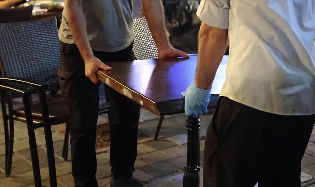 Alsancak’ta gece denetimi yapıldı