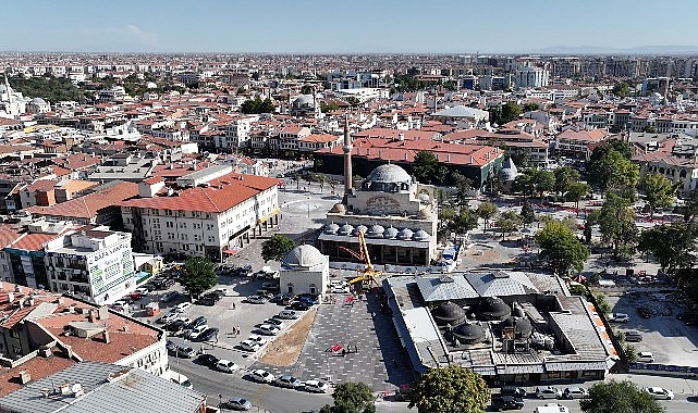 Başkan Altay: “Konya’nın Kalbi Olan Mevlana Caddesi’nı̇ Daha da Güzelleştiriyoruz”