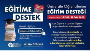 Büyükşehir Belediyesi eğitime verdiği desteği sürdürüyor