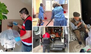 Evde Destek Hizmetleri Devam Ediyor
