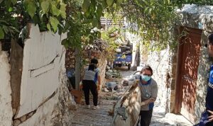 Karaköy’de çöp ev temizlendi