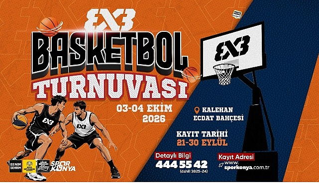 Konya’da 3X3 Basketbol Heyecanı Başlıyor