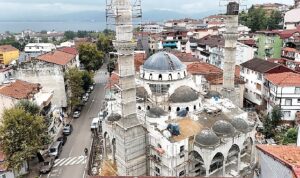 Kuruçeşme Merkez Camii’nde siluet ortaya çıkıyor