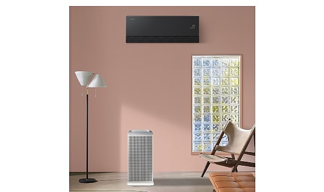 Samsung Bespoke AI WindFree Pro Black Klima alana   Hava Temizleyici hediye!