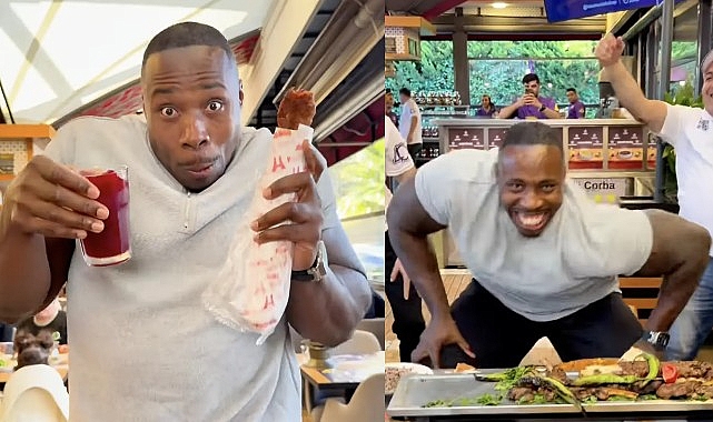 Sosyal medya fenomeni Big Groove İstanbul’da kebap ziyafetiyle dans etti
