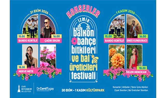 Kültürpark’ta çiçek ve bal festivali başlıyor